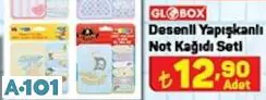 GLOBOX DESENLİ YAPIŞKANLI NOT KAĞIDI SETİ GLOBOX DESENLİ YAPIŞKANLI NOT KAĞIDI SETİ